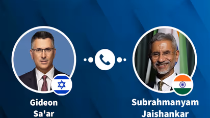 Minister of Foreign Affairs of Israel, Gideon Sa'ar, External Affairs Minister S Jaishankar (Photo: X@gidonsaar)