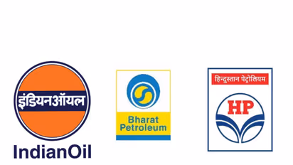 Indian Oil, Bharat Petroleum, Hindustan Petroleum (Photo/@Indian Oilcl/@BPCLimited/@HPCL)