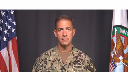 US Central Command commander Admiral Brad Cooper (Photo/X/@CENTCOM)