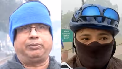 Residents voice concern over severe air quality index in Delhi. (Photo/ANI)