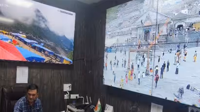 District Disaster Control Room in Rudraprayag is continuously monitoring sensitive areas of the district (Photo/ANI)