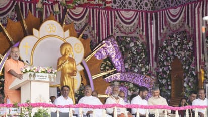 VP CP Radhakrishnan at Sri Sathya Sai Baba Centenary Celebrations in Puttaparthi (Photo/X@VPIndia)