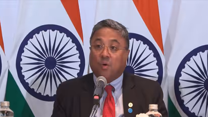 Secretary (West) in the Ministry of External Affairs, Sibi George (Photo: YouTube@ Ministry of External Affairs, India)