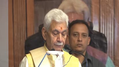 LG Manoj Sinha (File Photo/ANI)