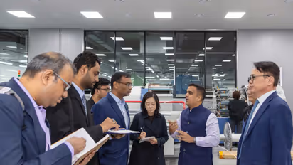Gujarat Dy CM Harsh Sanghavi visits South Korea (Photo/Gujarat CMO)