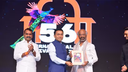 Rajinikanth and Ranveer Singh at IFFI 2025 (Image source: PIB)
