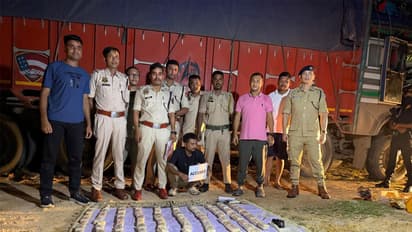 Cachar Police with seized drugs (Photo/Cachar District Police)