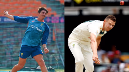 Australian pacers Sean Abbott and Josh Hazlewood (Photo: ANI)