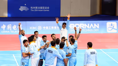 India men's kabaddi players celebrating (File Photo/ANI)