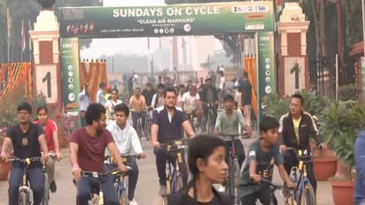 46th Edition of Fit India Sundays. (Photo/ANI)