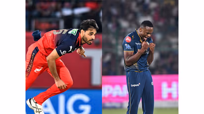 Bhuvneshwar Kumar and Kagiso Rabada (Photo: ANI)