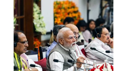 Prime Minister Narendra Modi during Niti Aayog meeting (File Photo/ANI)