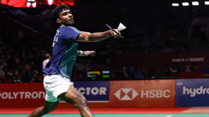 Ayush Shetty in action (Photo: Badminton Photo)