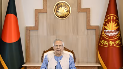 Chief Adviser of Bangladesh's interim government Muhammad Yunus addresses to the nation (Photo/Bangladesh Chief Adviser's press wing)