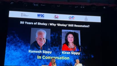 Ramesh Sippy, Kiran Sippy (Image source/IFFI)