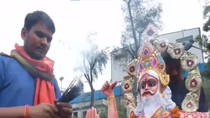 Nepal bids farewell to Lord Vishwakarma after observing puja (Photo/ANI)