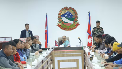 Representatives of the Gen-Z movement and Nepal’s interim government sign a 10-point agreement in Kathmandu amid rising internal rifts within the group. (Image Source: PMO Nepal)