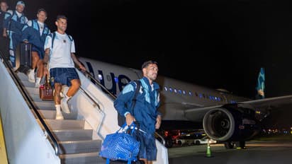 Argentina team has reached Miami. (Photo: @argentina X)