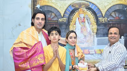 Zayed Khan with his wife and son (Image source: Zayed's Instagram @itszayedkhan)