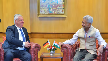 EAM S Jaishankar with Jurgen Hardt, Member of the German Parliamen (Photo/X/@DrSJaishankar)