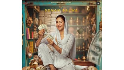 Sonam Bajwa's film poster (Image source: Sonam's Instagram)