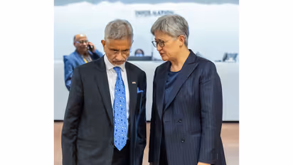 External Affairs Minister S. Jaishankar with his Australian counterpart Penny Wong (File Photo/ANI)