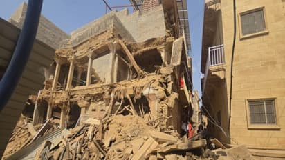 Jain Trust property collapses due to illegal basement excavation in Jaisalmer (Photo/ANI)