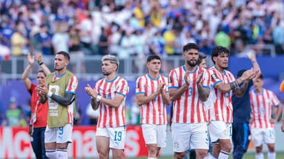 Paraguay players in action (Photo: X/@RHarrisonP)