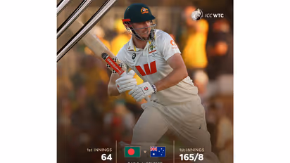 Cameron Green in action (Photo/X@ICC)