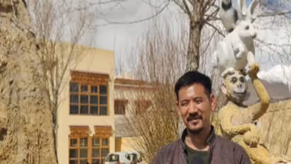 Lecturer, Central Institute of Buddhist Studies, Stanzin Mingur (Photo/ANI)