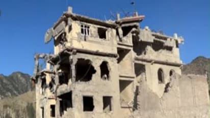 A damaged residential building in eastern Afghanistan following cross-border military strikes by Pakistan (Photo: X/@FitratHamd)