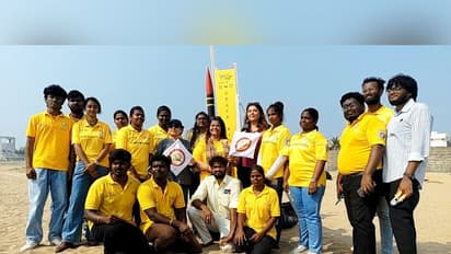 Space Kidz India at Uthandi Beach in Chennai (Photo/ANI)