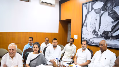 Visual from INDIA bloc meeting in April (File photo/ANI)