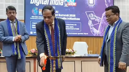 Regional-level awareness workshop ahead of the India-AI Impact Summit 2026 in Tripura (Photo/ANI)