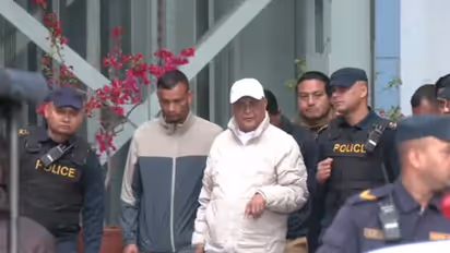 KP Sharma Oli in custody (Photo/ANI)