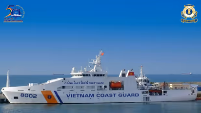 Vietnam Coast Guard Ship arrives in India for joint exercise Sahyog HOP TAC (Photo/X@IndiaCoastGuard)
