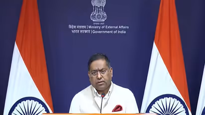 Ministry of External Affairs spokesperson Randhir Jaiswal (Photo/Youtube@MEAIndia)