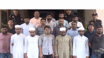 Gujarat ATS arrests 5 accused associated with JeM (Photo/ANI)