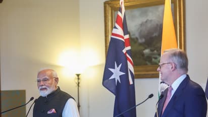 Prime Minister Narendra Modi with his Australian counterpart Anthony Albanese (Photo/X/@narendramodi)