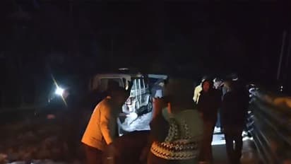 Visual from 15th Mile after heavy snowfall (Photo/ANI)