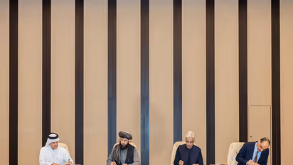 Signing of the bilateral agreement between Pakistan and Afghanistan (File Photo: X/@MofaQatar_EN)