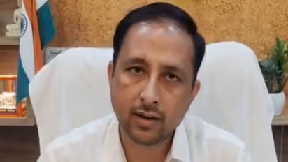 Maharajganj District Magistrate Gaurav Singh Sogarwal (Photo/ANI)