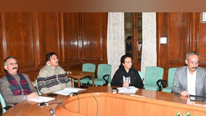 Himachal Pradesh Chief Minister Sukhvinder Singh Sukhu and Deputy Chief Minister Mukesh Agnihotri (Photo/ANI)