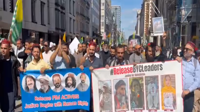 Anti-Pakistan protest by Kashmiris draws thousands in London (Photo/ANI)