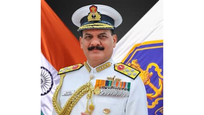 Chief of Naval Staff Admiral Dinesh K Tripathi (Photo X/IndianNavy)