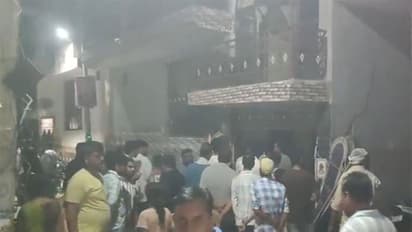 Visuals from outside the house (Photo/ANI)