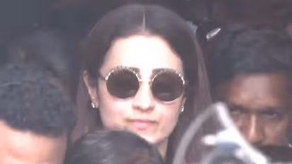 Actor Trisha Krishnan (Image source: ANI)