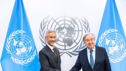 EAM S Jaishankar met United Nations Secretary-General António Guterres in New York  (Photo:X/@DrSJaishankar)