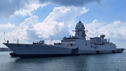 Operational deployment of INS Udaygiri, Shakti and Kavaratti (Photo: @HCI_Singapore)