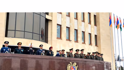 CDS General Anil Chauhan receives ceremonial welcome in Armenia (Photo/X@HQ_IDS_India)